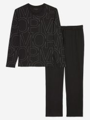Marc O´Polo Bodywear Piżama w kolorze czarnym rozmiar: S. Czarne piżamy męskie s, bez wzorów, z bawełny, bez ramiączek. Za 118.56 zł.