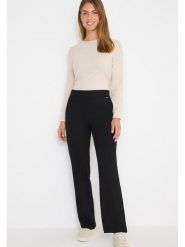 Cecil Spodnie w kolorze czarnym rozmiar: XS/L32. Czarne spodnie materiałowe damskie Cecil, bez wzorów, z materiału, z podwyższonym stanem. Za 149.66 zł.