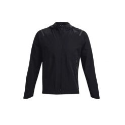 Kurtka Under Armour Unstoppable Left Chest. Czarne kurtki męskie Under Armour, xs, bez wzorów, z materiału, z kapturem. Za 434.75 zł.