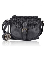 Bellicci Skórzana torebka "Esme" w kolorze czarnym - 18 x 16 x 6 cm rozmiar: onesize. Czarne torebki klasyczne damskie Bellicci, bez wzorów, z materiału, bez dodatków. Za 211.45 zł.