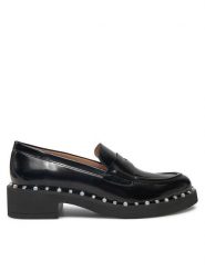 Stuart Weitzman Lordsy Reverie Loafer SK032 Czarny. Czarne mokasyny damskie Stuart Weitzman, z lakierowanej skóry. Za 1,629.00 zł.