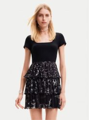 Desigual Sukienka codzienna San Francisco 24SWVK23 Czarny Regular Fit. Czarne sukienki damskie Desigual, na co dzień, xs, bez wzorów, z syntetyku, bez kołnierzyka, bez ramiączek, proste. Za 359.99 zł.