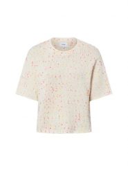 Nümph Sweter z krótkim rękawem - NUNepsa Kobiety biały, XL. Białe swetry klasyczne damskie Nümph, na lato, xl, bez kołnierzyka. Za 229.95 zł.