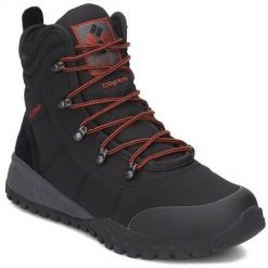 Buty trekkingowe męskie Columbia Fairbanks. Czarne buty trekkingowe męskie Columbia, z materiału, za kostkę, bez zapięcia, trekkingowe. Za 552.99 zł.