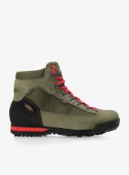 Buty trekkingowe męskie AKU Slope GTX. Zielone buty trekkingowe męskie Aku, z gore-texu, przed kolano, bez zapięcia, trekkingowe, gore-tex. Za 818.39 zł.