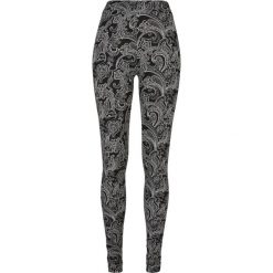 Legginsy damskie Urban Classics Soft AOP. Czarne legginsy damskie Urban Classics, m, bez wzorów, z dżerseju. Za 80.80 zł.