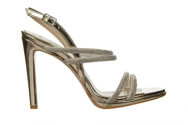 Sandały Bayla-187 589-1729 Gold 187131, Złoty, Skóra ekologiczna - 40. Żółte sandały damskie Bayla, bez wzorów, z materiału, bez obcasa, na platformie. W wyprzedaży za 152.10 zł.