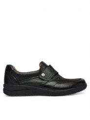 Caprice Półbuty 9-24705-46 Czarny. Czarne półbuty damskie Caprice, bez wzorów, ze skóry, bez obcasa, na płaskiej podeszwie. Za 331.99 zł.