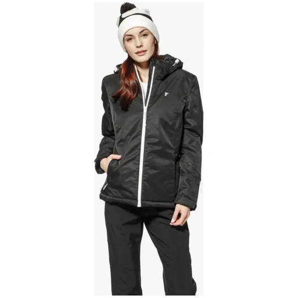 Feewear Kurtka Frozen , czarny, rozmiar XL. Czarne kurtki damskie Feewear, na zimę, s, bez wzorów, z materiału, bez kaptura. W wyprzedaży za 199.99 zł.