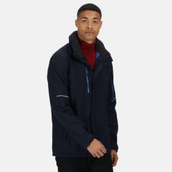 Kurtka Męska Softshell. Niebieskie kurtki softshell damskie Regatta, m, bez wzorów, z materiału, z kapturem. Za 651.99 zł.