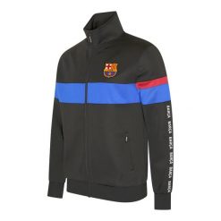 Dres piłkarski dla dorosłych FC Barcelona 24/25. Czarne spodnie dresowe damskie FC Barcelona, xl, bez wzorów, z dresówki. W wyprzedaży za 344.99 zł.