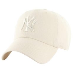 Czapka z daszkiem męska 47 New York Yankees MLB Clean Up Cap. Brązowe czapki męskie 47 Brand, bez wzorów, z bawełny, sportowe. Za 109.99 zł.