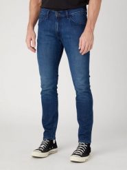 WRANGLER BRYSON MĘSKIE SPODNIE JEANSOWE JEANSY BLUE RING W14XOC42G 112329055. Niebieskie jeansy męskie Wrangler. Za 229.99 zł.