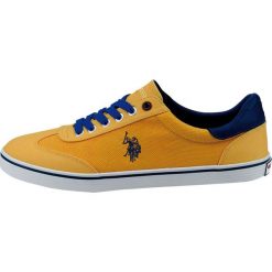 U.S. POLO ASSN. tenisówki męskie Ted 1 44 żółte. Żółte trampki i tenisówki męskie U.S. Polo Assn., bez wzorów, bez zapięcia. Za 289.00 zł.