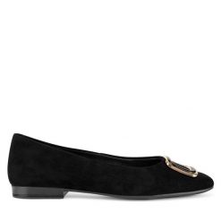 Baleriny Lasocki. Czarne baleriny damskie Lasocki, bez wzorów, bez obcasa. Za 169.99 zł.