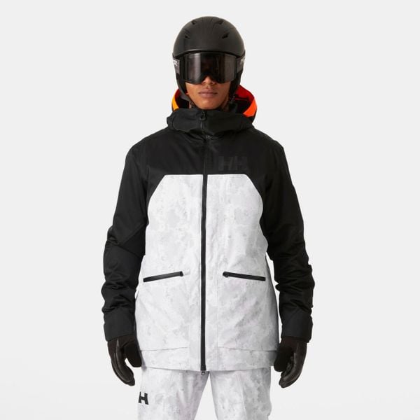 Kurtka narciarska Helly Hansen Straightline Lifaloft 2.0. Szare kurtki narciarskie i snowboardowe damskie Helly Hansen, m, bez wzorów, bez kaptura, narciarskie. Za 1,536.00 zł.