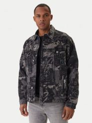 Karl Lagerfeld Jeans Kurtka jeansowa B1M14033 Szary Regular Fit. Szare kurtki męskie Karl Lagerfeld Jeans, m, bez wzorów, z bawełny, bez kaptura. Za 959.99 zł.