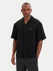 HUGO Koszula Espino 50560593 Czarny Oversize. Czarne koszule męskie Hugo, m, bez wzorów, z lyocellu, bez kołnierzyka, bez ramiączek. Za 549.99 zł.