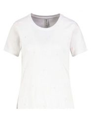 Eight2Nine Koszulka w kolorze białym rozmiar: L. Białe bluzki damskie Eight2Nine, l, bez wzorów, prążkowane, bez kołnierzyka, bez ramiączek. Za 43.99 zł.