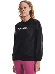 Under Armour Koszulka funkcyjna w kolorze czarnym rozmiar: XL. Czarne bluzki sportowe damskie Under Armour, xl, bez wzorów, z materiału, bez ramiączek. Za 80.84 zł.