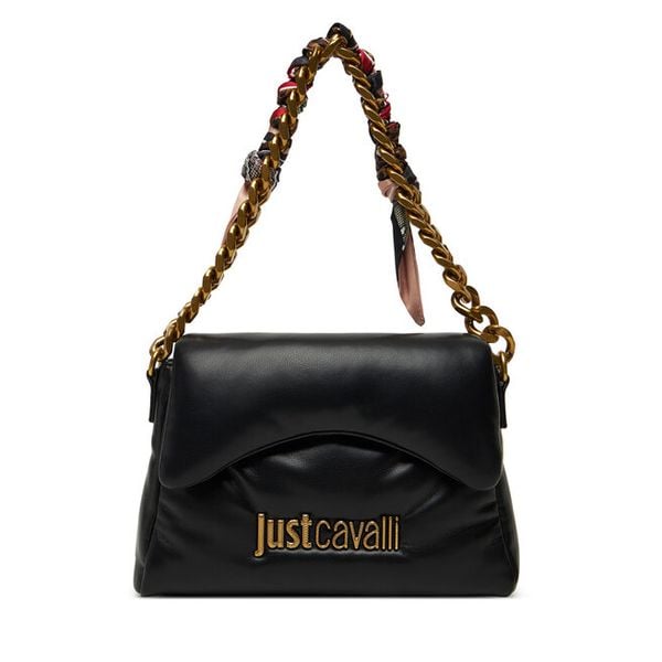 Torebka Just Cavalli. Czarne torebki klasyczne damskie Just Cavalli, bez wzorów, bez dodatków. Za 689.99 zł.