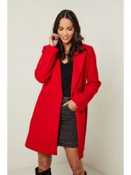 L'armoire de Suzette Płaszcz przejściowy w kolorze czerwonym rozmiar: 38. Czerwone płaszcze damskie L'armoire de Suzette, l, bez wzorów, z wełny, klasyczne. Za 214.19 zł.