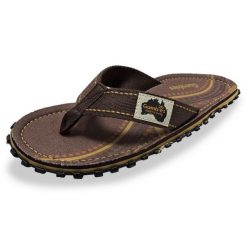 Japonki Gumbies Islander Flip-Flops Unisex Aboriginal GU-FFISL095 brązowe. Brązowe klapki i japonki męskie z gumy. Za 270.62 zł.