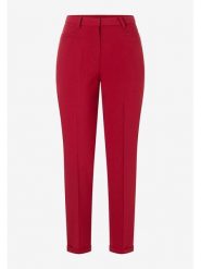 More & More Spodnie w kolorze czerwonym rozmiar: 46. Czerwone spodnie materiałowe damskie MORE & MORE, bez wzorów, z materiału. Za 130.81 zł.