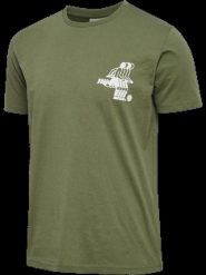 Hummel hmlPULSE GRAPHIC T-SHIRT S/S z bawełny organicznej i poliestru z. Białe t-shirty męskie HUMMEL, l, bez wzorów, z bawełny, bez kołnierzyka. Za 115.50 zł.