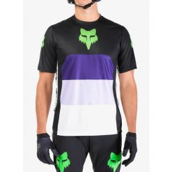 Koszulka rowerowa męska Fox Ranger SS Jersey Grid. Szare t-shirty sportowe męskie FOX, m, z jersey, bez ramiączek, rowerowe. Za 237.50 zł.