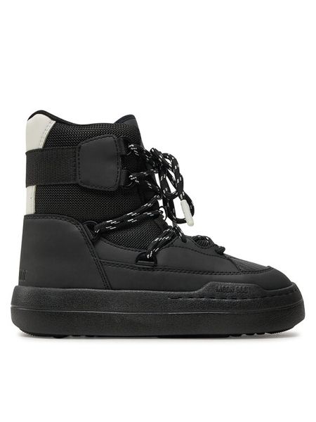 Moon Boot Śniegowce Park Sneaker Boot 80D2470060 Czarny. Czarne buty zimowe męskie Moon Boot, ze skóry, bez zapięcia. Za 609.99 zł.