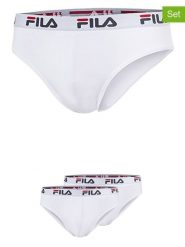 Fila Slipy (3 pary) w kolorze białym rozmiar: M. Białe slipki męskie Fila, bez wzorów. Za 65.99 zł.