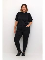 Kaffe Sweter w kolorze czarnym rozmiar: XL. Czarne golfy damskie Kaffe, xl, bez wzorów, bez ramiączek. Za 92.42 zł.
