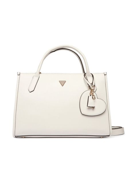 Guess Torebka Isobel HWBG99 32220 Biały. Białe torebki klasyczne damskie Guess, z aplikacjami, ze skóry, bez dodatków. Za 679.99 zł.