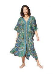 Ipanima Sukienka w kolorze zielonym ze wzorem rozmiar: 34-40. Zielone sukienki damskie Ipanima, bez wzorów, bez kołnierzyka, bez ramiączek, midi. Za 56.99 zł.