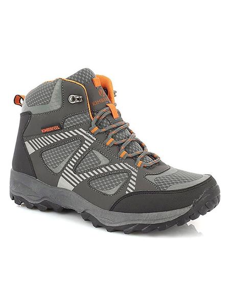 Kimberfeel Botki turystyczne "Montmin" w kolorze szarym rozmiar: 46. Szare buty zimowe męskie Kimberfeel, bez zapięcia. Za 165.99 zł.