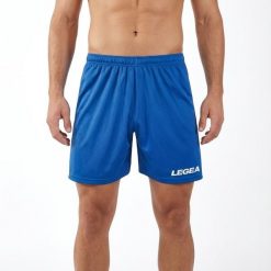 Damskie Szorty Biegowe Oddychający Poliester Niebieski Dusseldorf. Niebieskie szorty damskie Legea, bez wzorów, z poliesteru. Za 52.00 zł.