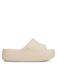 Melissa Klapki Melissa Free Platform Slide Ad 35859 Beżowy. Brązowe klapki damskie Melissa, bez wzorów, z tworzywa sztucznego, bez obcasa. Za 339.99 zł.