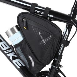 Torba rowerowa Wozinsky 1,5L pod ramę. Czarne torebki klasyczne damskie Wozinsky, bez wzorów, z materiału, bez dodatków. Za 115.60 zł.