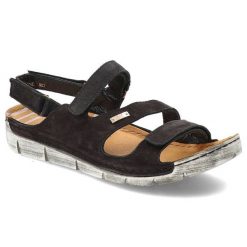 Czarne Sandały Carinii Wygodne Buty Damskie. Czarne sandały damskie Carinii, bez wzorów, bez obcasa. Za 159.00 zł.
