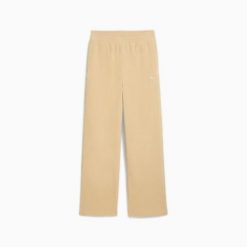 Spodnie damskie Puma ESS ELEVATED VELOUR RIB STRAIGHT beżowe 68810883 r XL. Brązowe spodnie materiałowe damskie Puma, bez wzorów, z tkaniny, eleganckie. Za 155.81 zł.