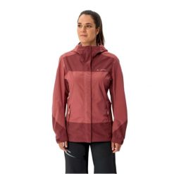 Kurtka trekkingowa damska Vaude Neyland 2,5L z membraną. Czerwone kurtki przeciwdeszczowe damskie Vaude, l, z kapturem. W wyprzedaży za 569.00 zł.