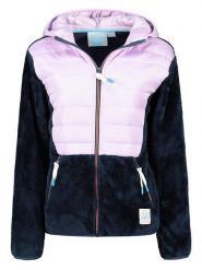 Geographical Norway Kurtka polarowa "Typologie" w kolorze granatowo-lawendowym rozmiar: S. Niebieskie kurtki damskie Geographical Norway, s, bez wzorów, z polaru, bez kaptura. Za 161.34 zł.