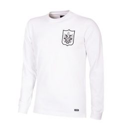 Koszulka retro piłkarska dla dorosłych - Fulham FC 1966 - Biała. Białe t-shirty sportowe męskie COPA FOOTBALL, bez ramiączek, do piłki nożnej. Za 294.60 zł.