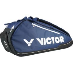 Torba na rakietę do badmintona Victor Doublethermobag 9115 B. Niebieskie torebki klasyczne damskie VICTOR, bez wzorów, bez dodatków. Za 309.99 zł.