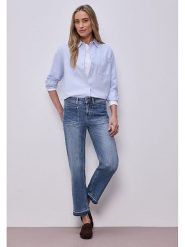 Street One Dżinsy - Straight fit - w kolorze niebieskim rozmiar: W26/L28. Niebieskie jeansy damskie Street One. Za 149.31 zł.