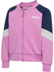 Zippowana bluza dla niemowląt Hummel Block. Fioletowe bluzy i bluzki niemowlęce HUMMEL, bez wzorów, z bawełny, bez ramiączek, długie, bez kaptura. Za 130.50 zł.