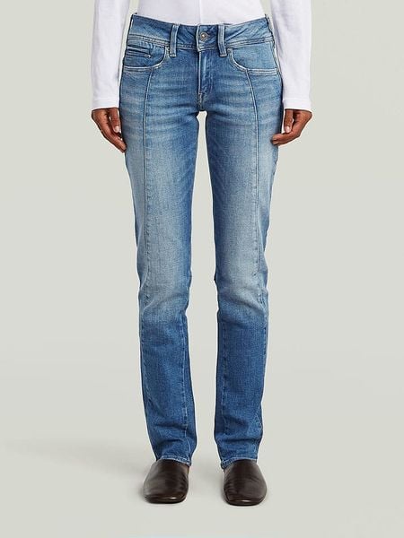 G-Star Dżinsy - Slim fit - w kolorze niebieskim rozmiar: W27/L30. Niebieskie jeansy damskie G-Star. Za 258.52 zł.