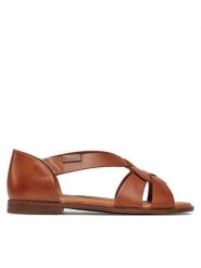 Pikolinos Sandały Algar W0X-0812 Brązowy. Brązowe sandały damskie Pikolinos, bez wzorów, ze skóry, bez obcasa, na płaskiej podeszwie. Za 379.99 zł.