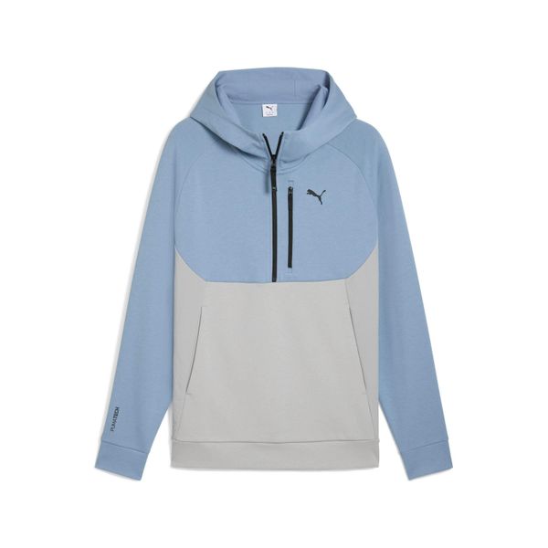 Bluza z kapturem Puma Pumatech. Niebieskie bluzy sportowe męskie Puma, m. W wyprzedaży za 256.25 zł.